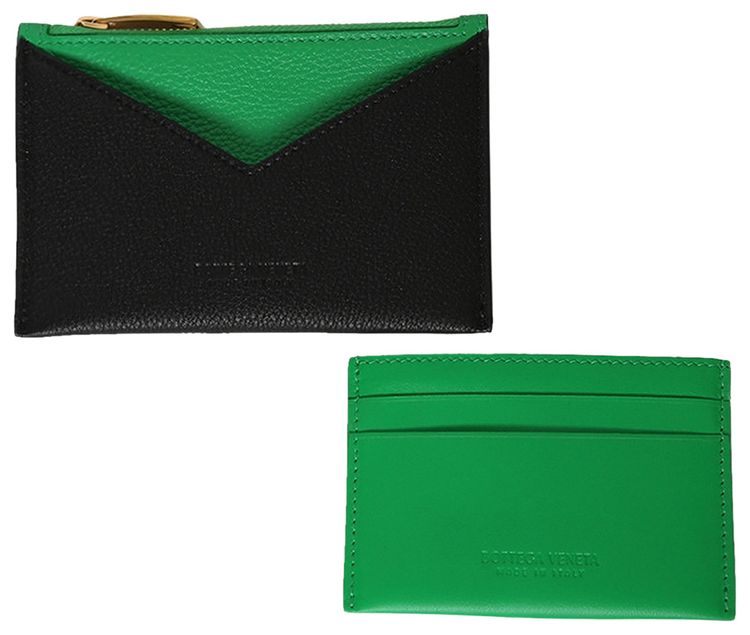 Bottega Veneta Card Case BlackParakeetGold
