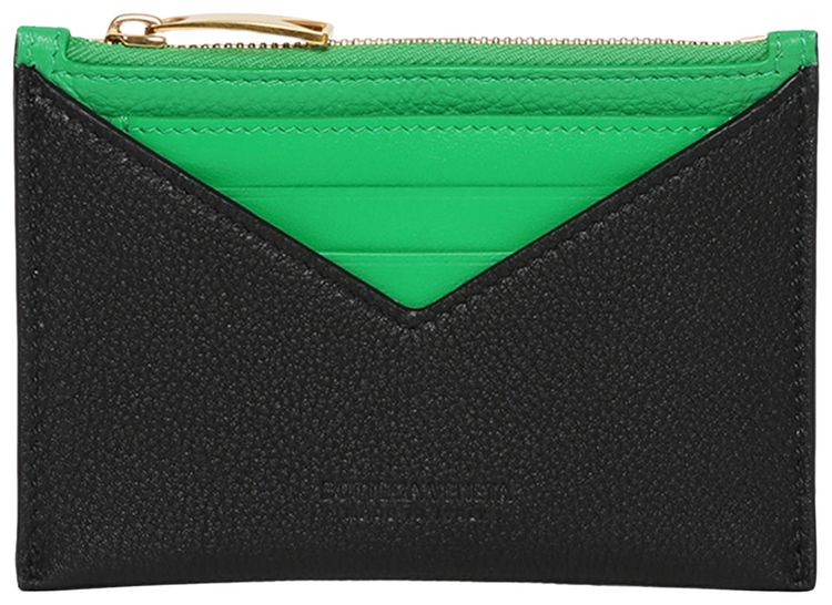 Bottega Veneta Card Case BlackParakeetGold