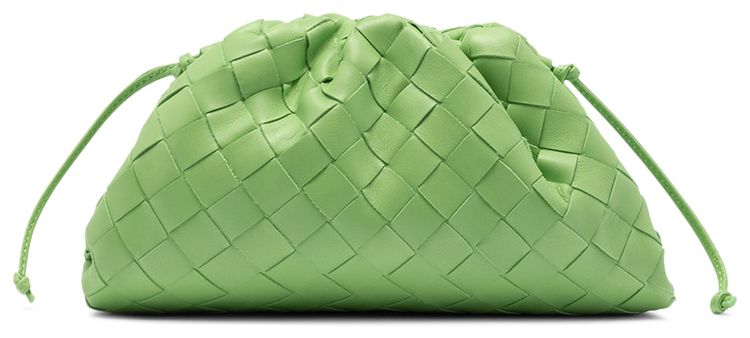 Bottega Veneta Mini Pouch PistachioSilver