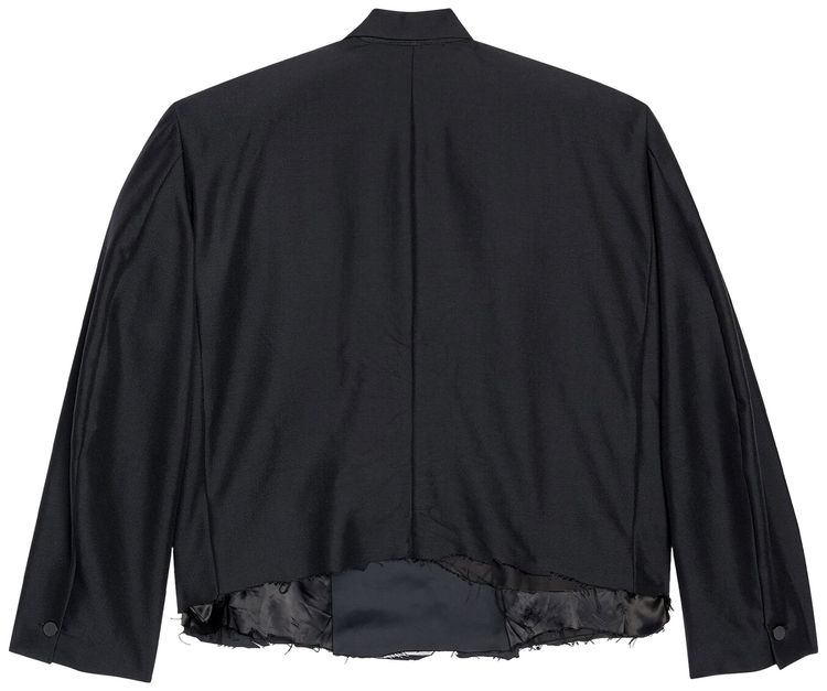 Balenciaga Cropped Blazer Black