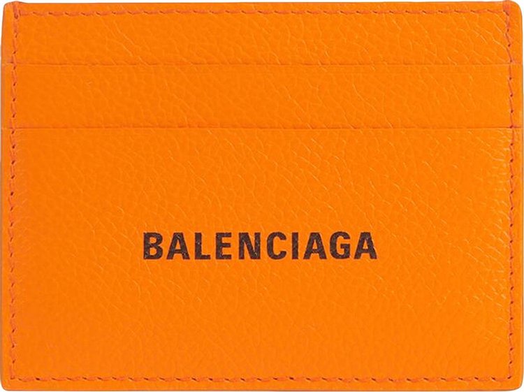 Balenciaga Cash Card Holder 'Pop Orange/Lblack'