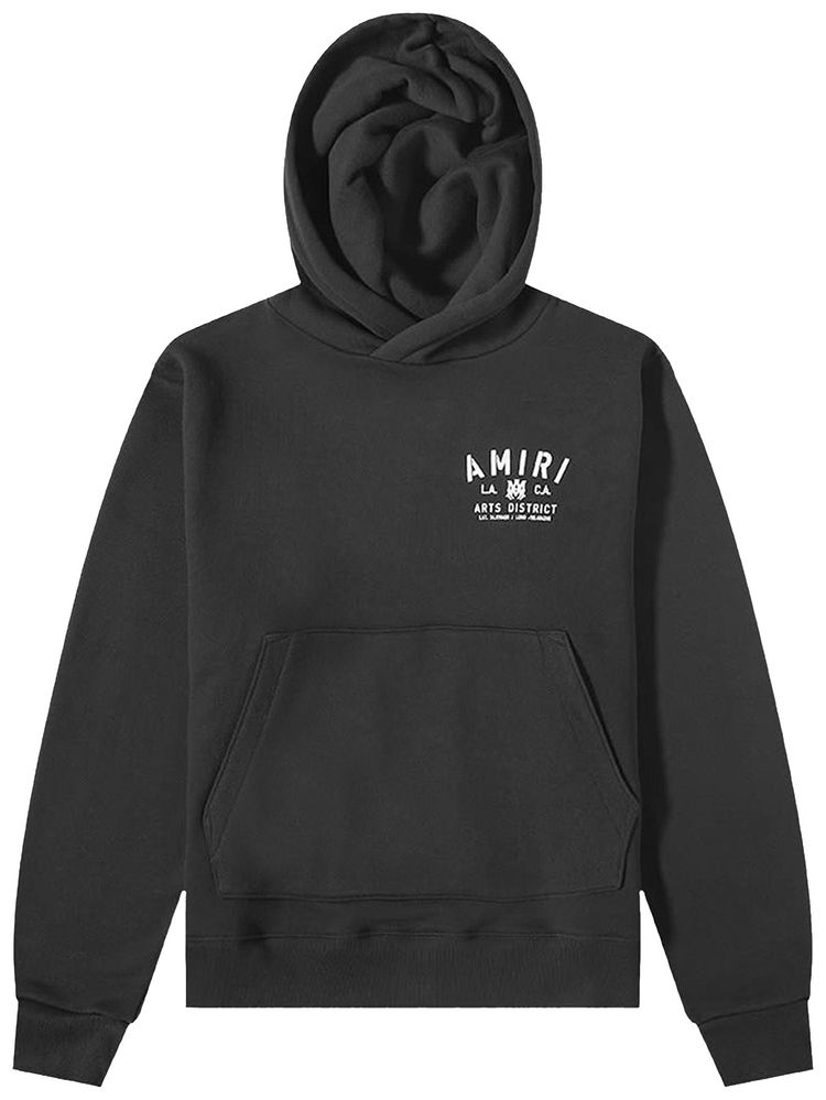 Amiri Stencil Hoodie Black