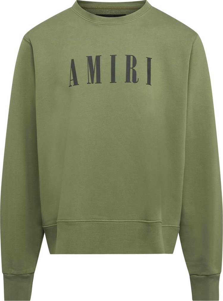Buy Amiri Core Logo Crew 'Military Green/Blue' - PF22MJC014 759 MILI | GOAT