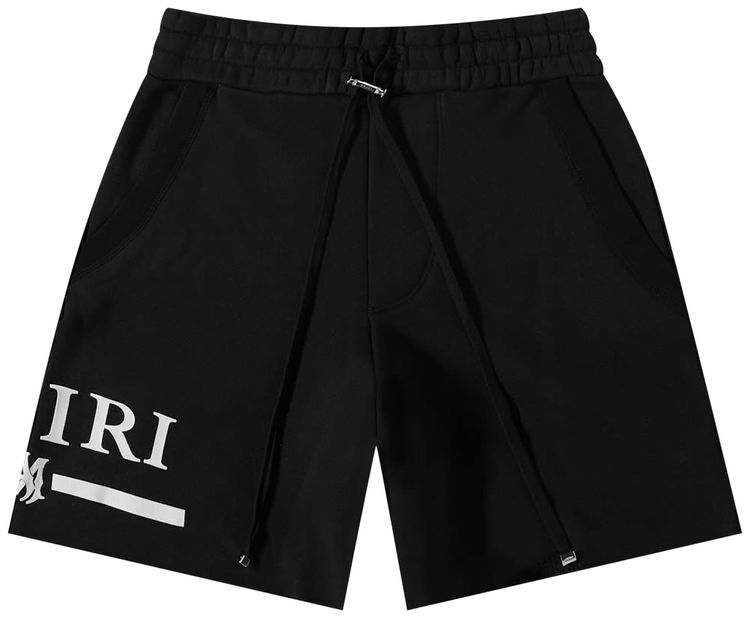 Amiri MA Bar Logo Sweatshorts 'Black/Natural'