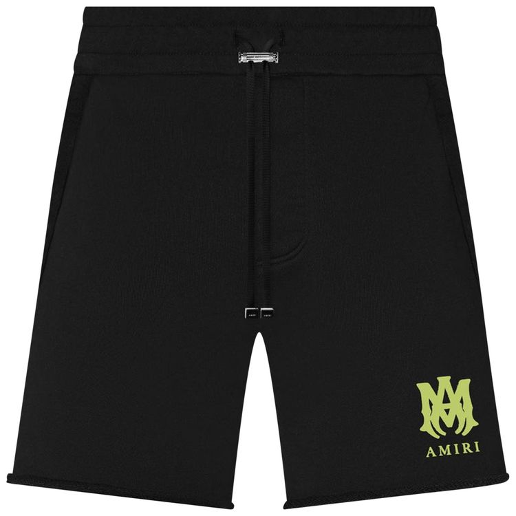 Amiri MA Logo Sweatshorts BlackLime