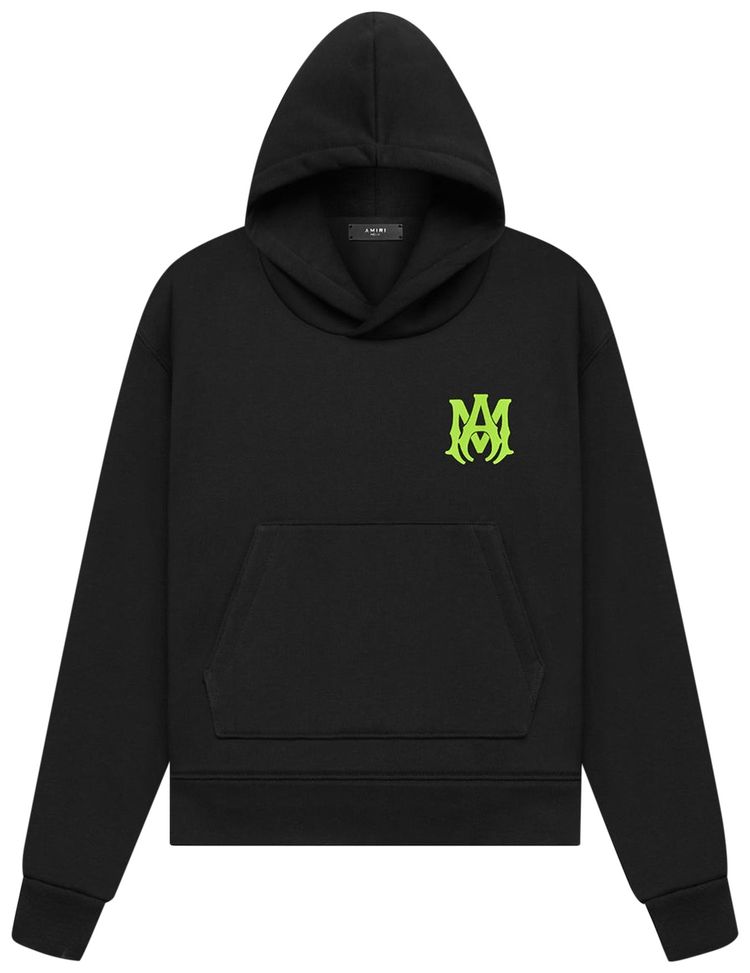 Amiri MA Logo Hoodie BlackLime