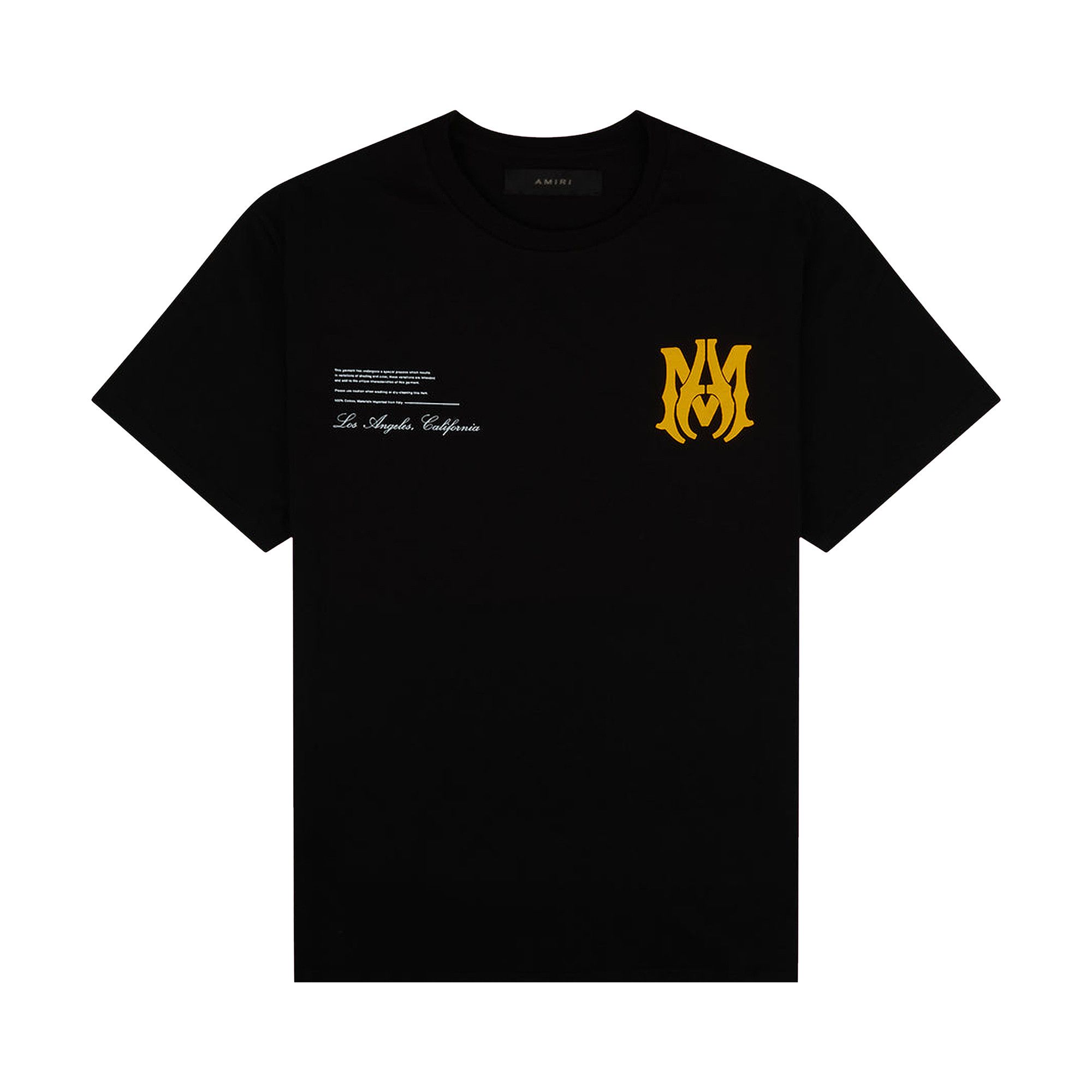 Tシャツ・カットソー AMIRI STENCIL T-SHIRT AMIRI Stencil Logo-Print Cotton-Jersey T-Shirt for Men | MR