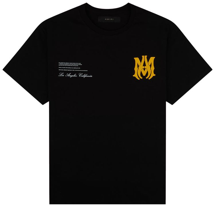 Amiri Military Specs Stencil Tee Black