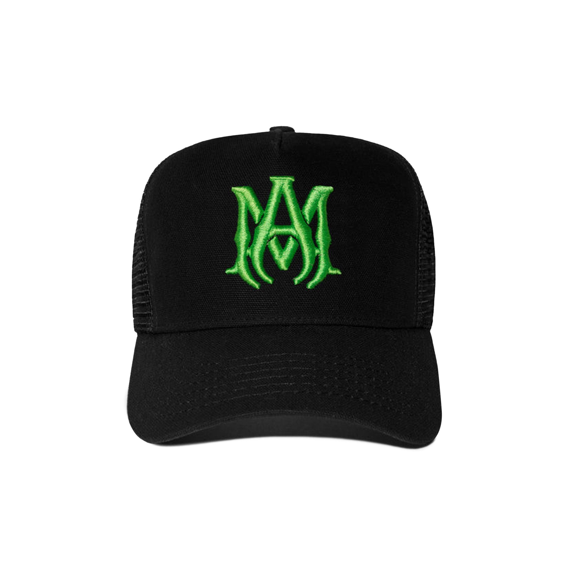 Buy Amiri MA Logo Trucker Hat 'Black' - PF22MAH002 001 BLAC