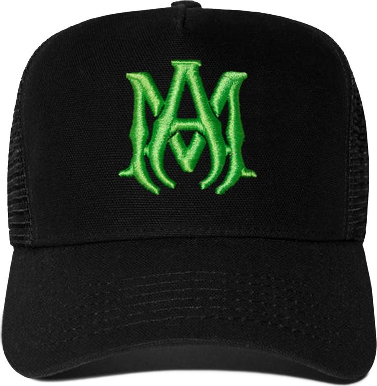 Amiri MA Logo Trucker Hat 'Black'
