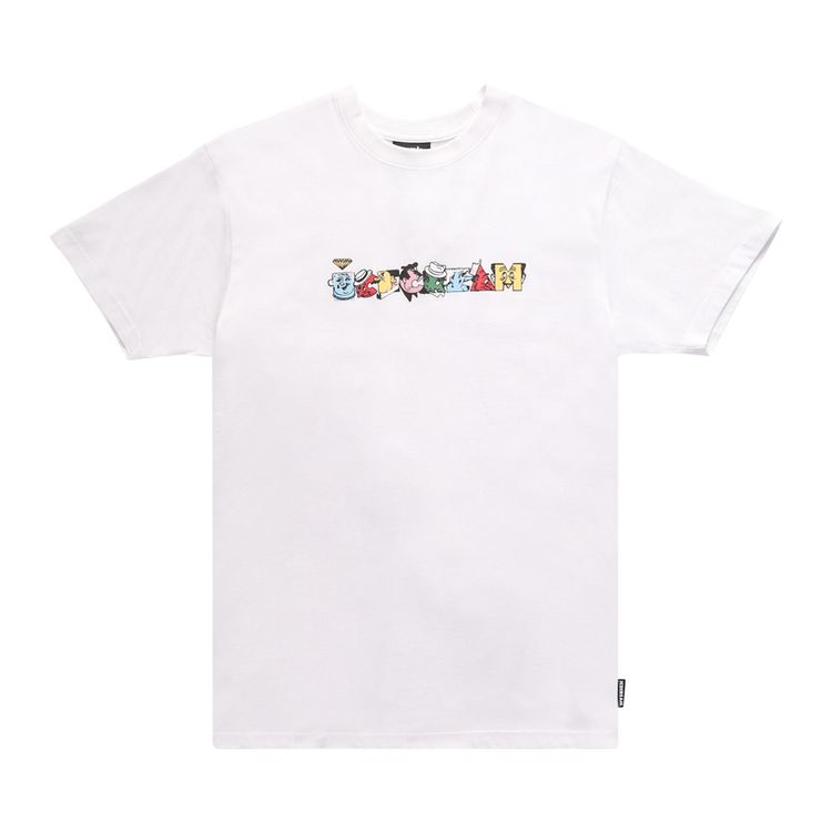 Icecream Faces And Places Tee White