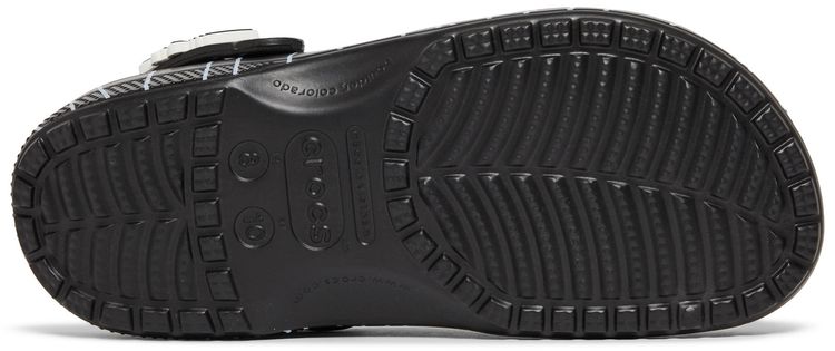 Ron English x Crocs Classic Clog Party Animals   Zebra Black