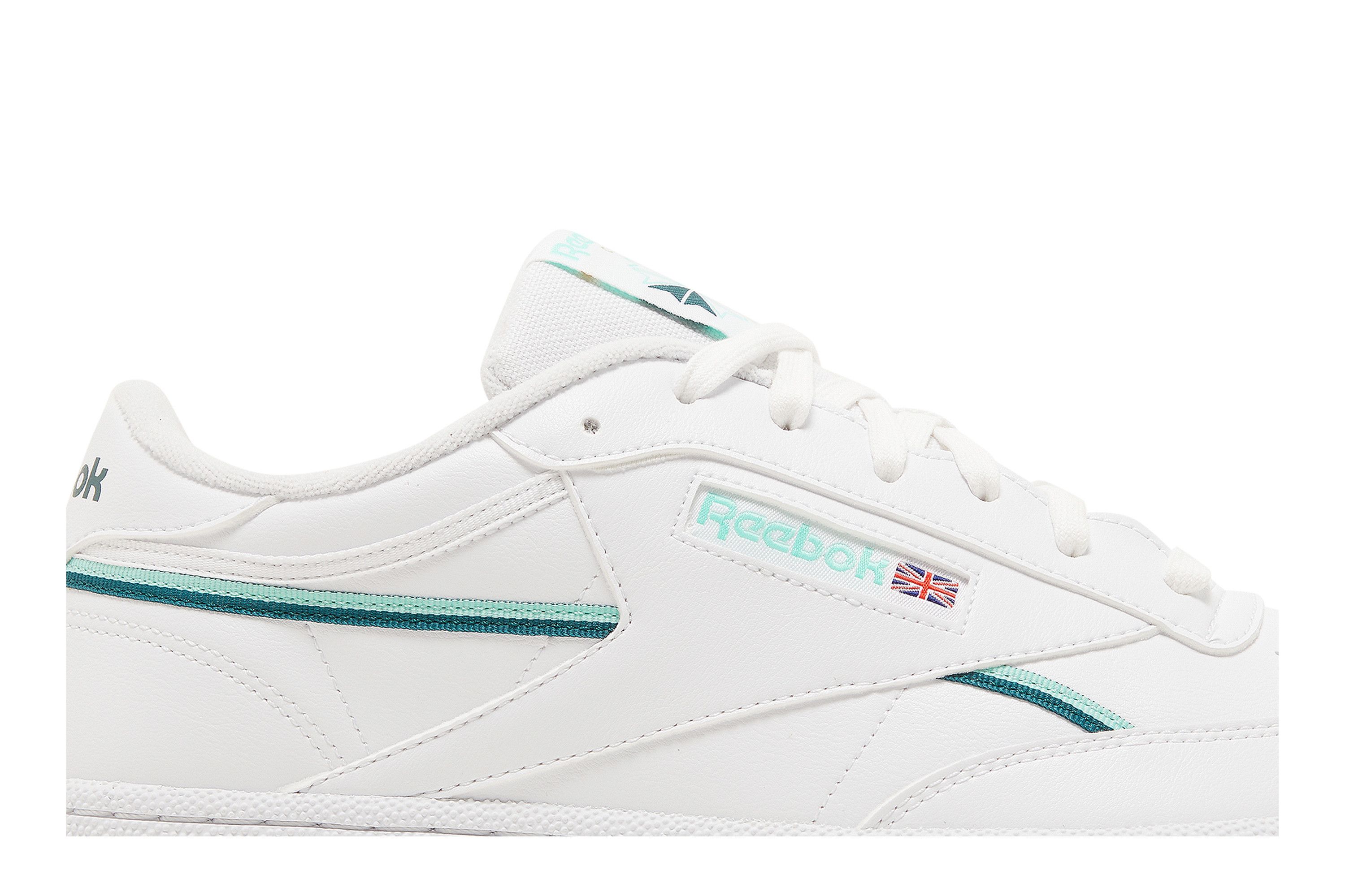 Size 7.0 Club C 85 Vegan White Hint Mint