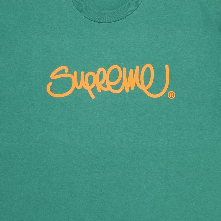 Supreme Handstyle Tee Light Pine