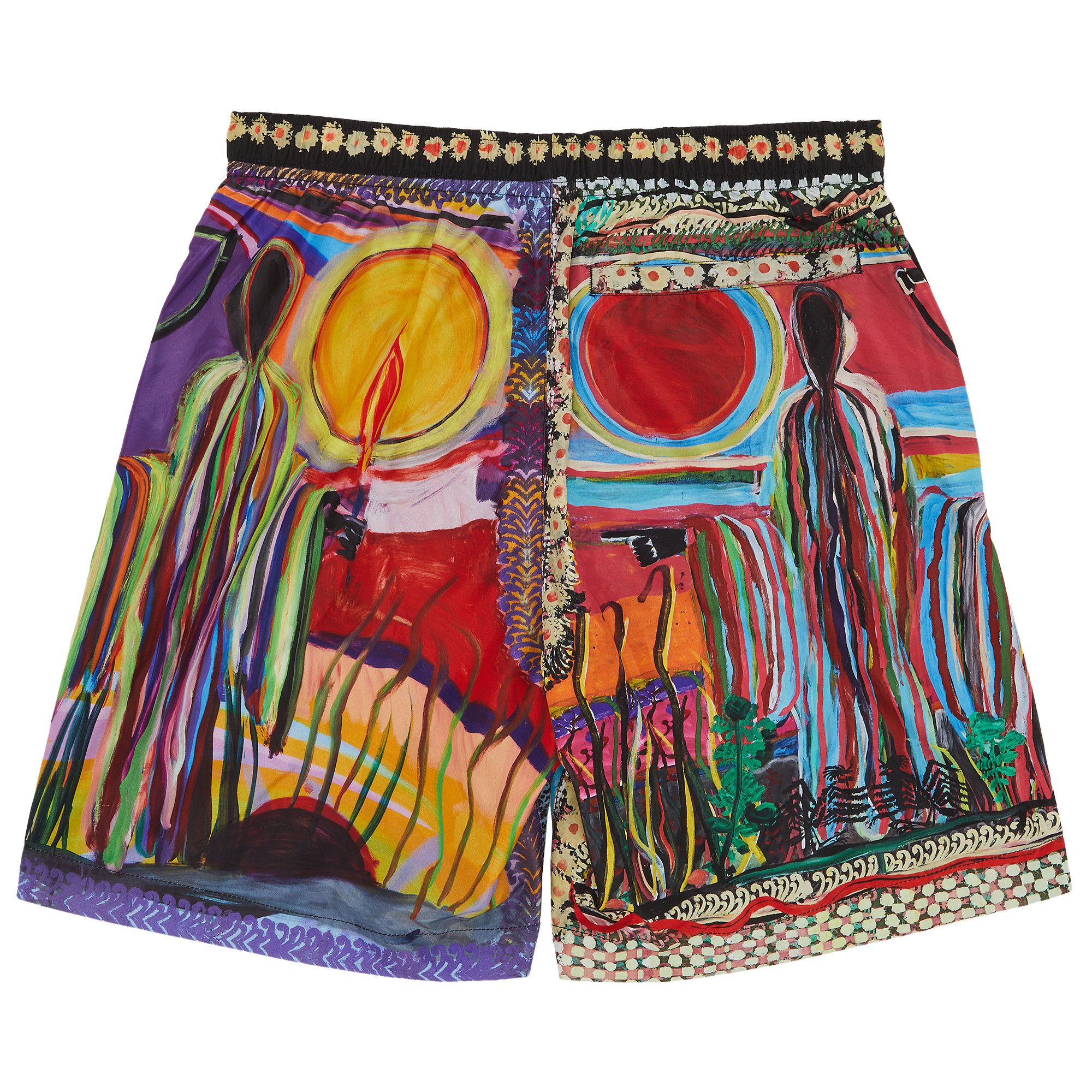 ちむだん Buy Givenchy x Josh Smith Long Print Swim Trunks 'Multicolor