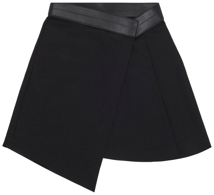 Loewe Wrap Mini Skirt Black