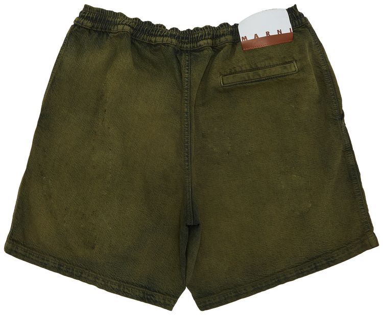 Marni Bermuda Shorts Dark Olive
