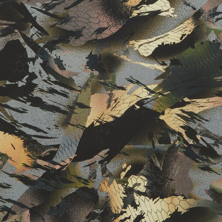 Heron Preston Short Sleeve Turtleneck Camo GreenWhite