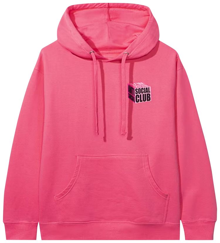 Anti Social Social Club I Wish I Was Wrong Hoodie Pink