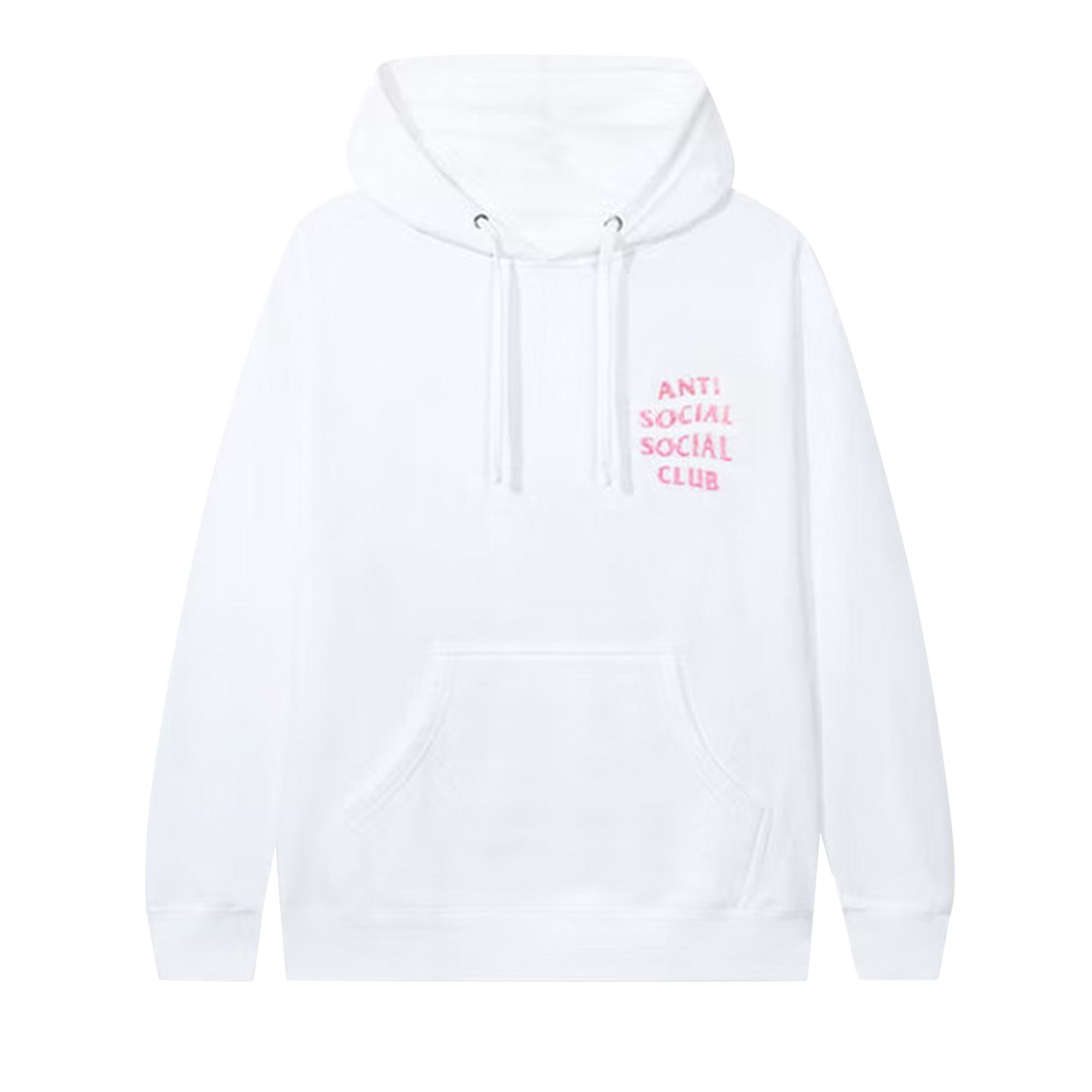 Anti social club white hoodie store