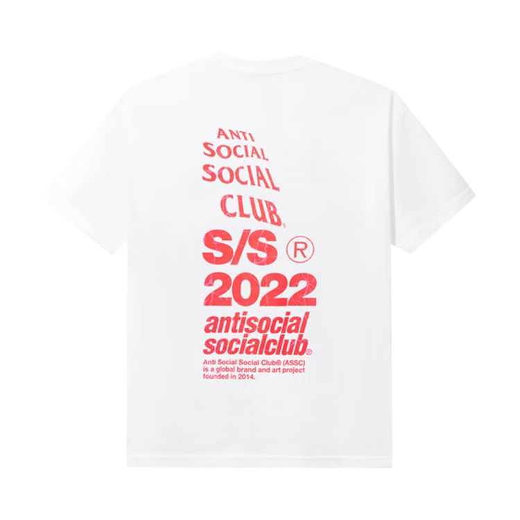 Anti Social Social Club Link In Bio T Shirt White