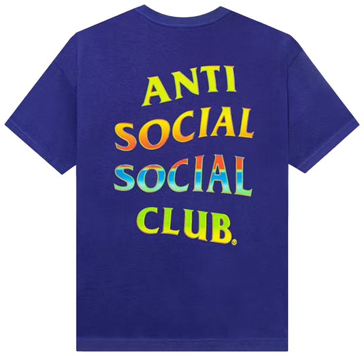 Anti Social Social Club Thermal Internal T Shirt Purple