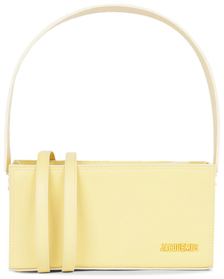 Jacquemus Le Rectangle Shoulder Bag Light Yellow