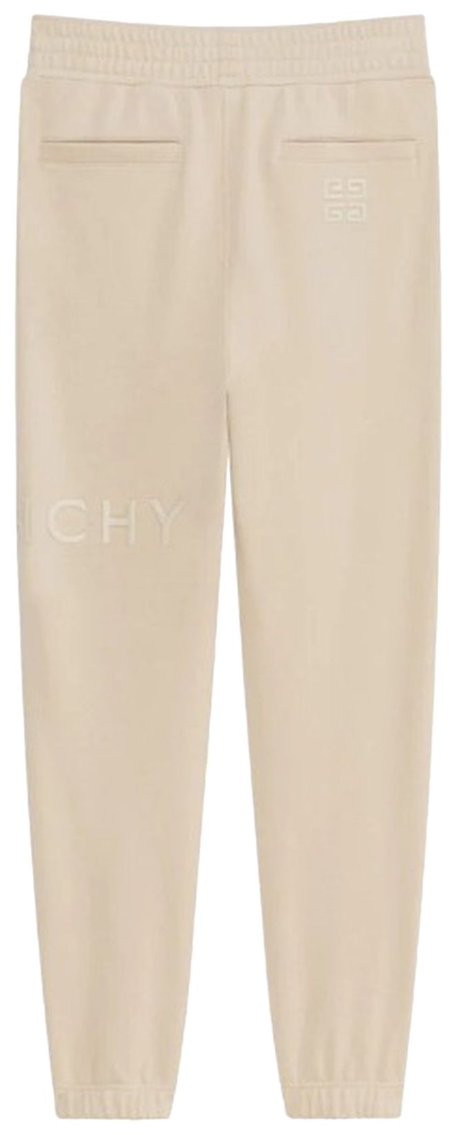 Givenchy Embroidered Slim Fit Pants Light Beige