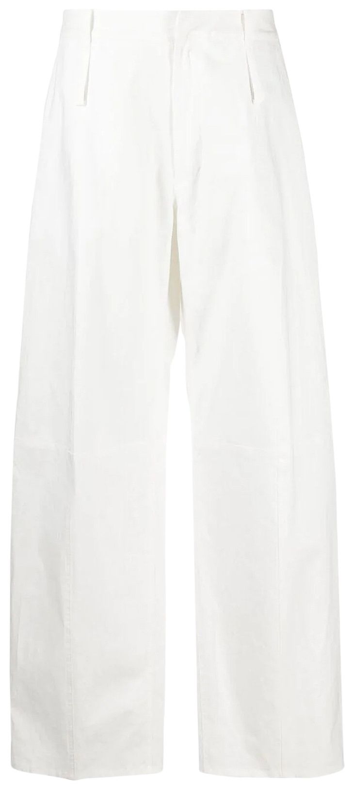 Ambush High Waist Tapered Pants White