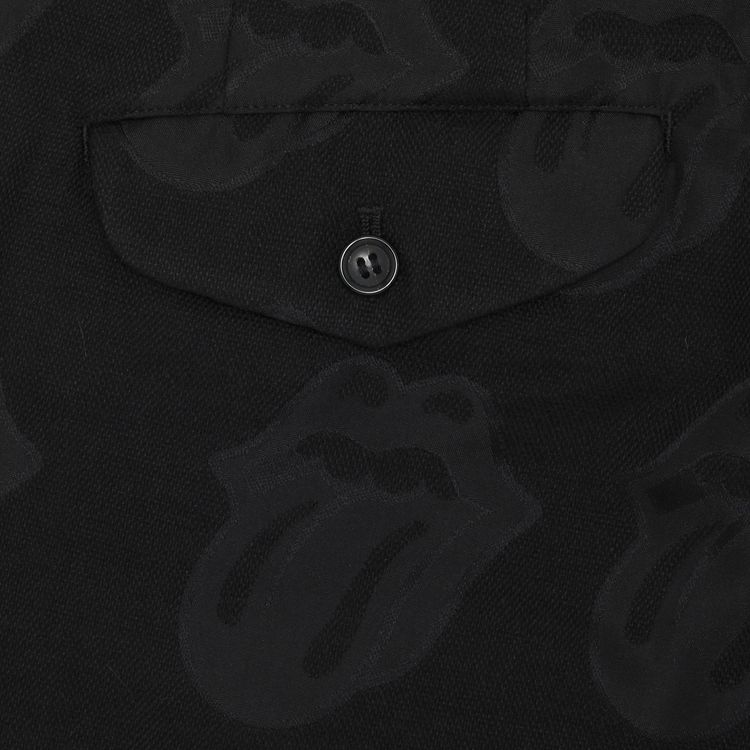 Comme des Garcons Homme Plus The Rolling Stones Tongue Trousers Black
