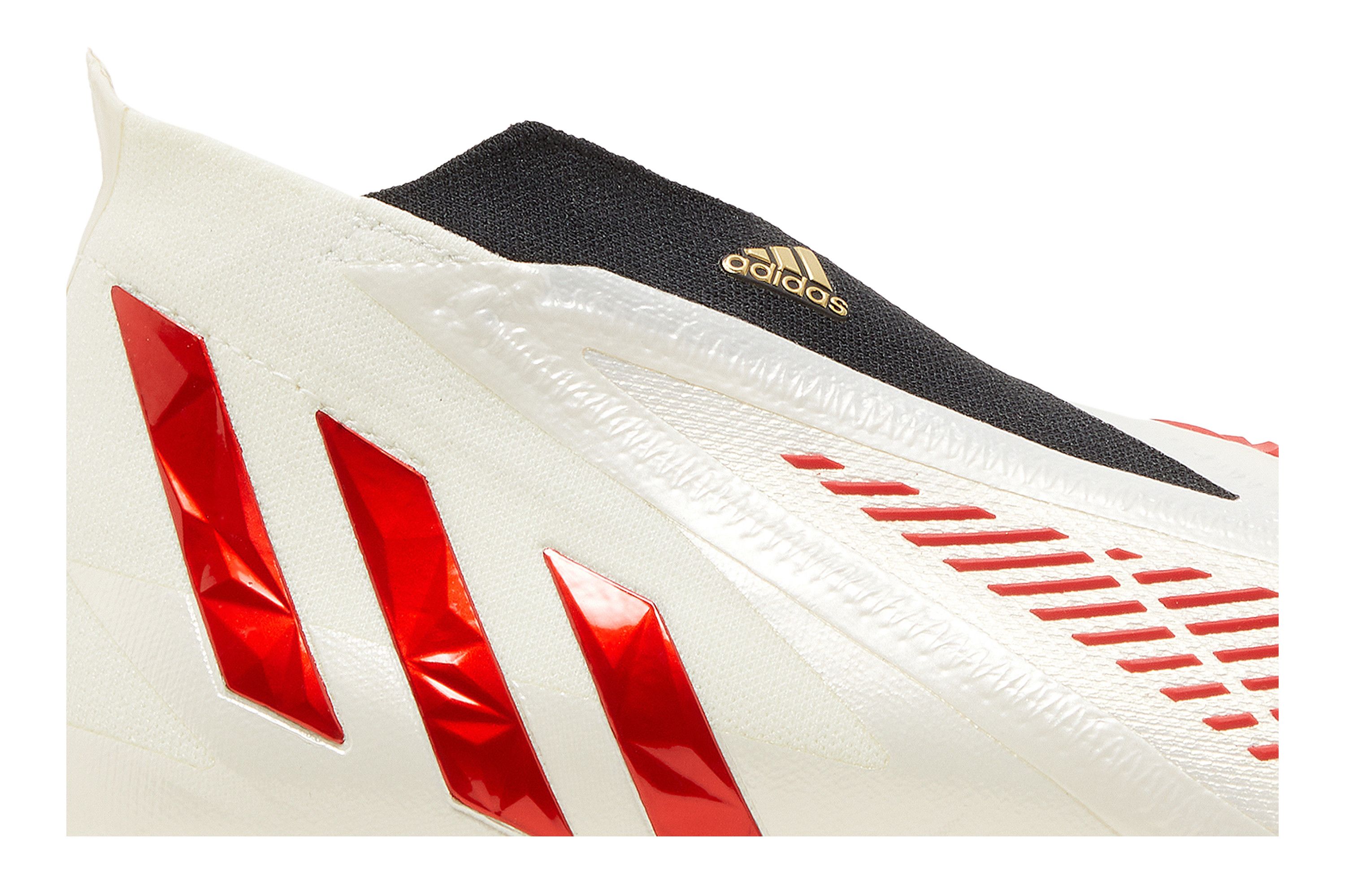 adidas Predator レッド/ホワイト FG Adidas Predator 18+ White Red FG – Classic Soccer Cleats