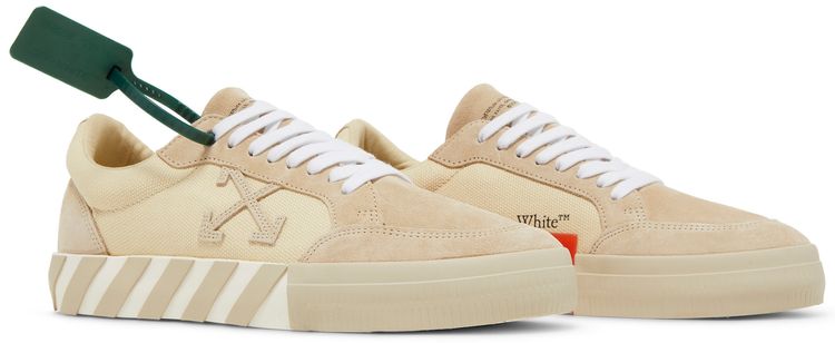 Off White Vulc Sneaker Beige