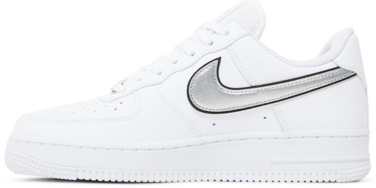 Nike Wmns Air Force 1 07 Essential White Metallic Silver