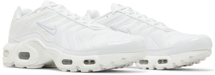 Nike Air Max Plus GS White Metallic Silver