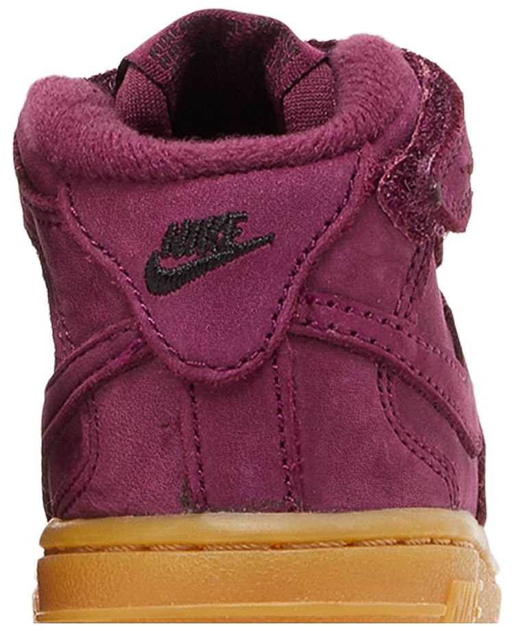 Nike Force 1 Mid WB TD Bordeaux