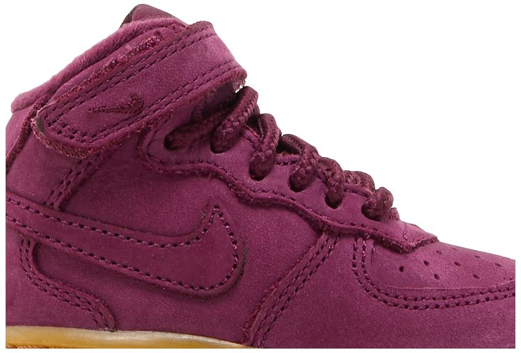 Nike Force 1 Mid WB TD Bordeaux