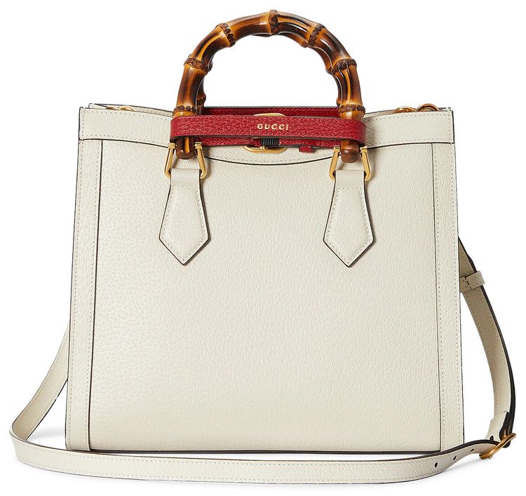 Gucci Diana Small Tote Bag White