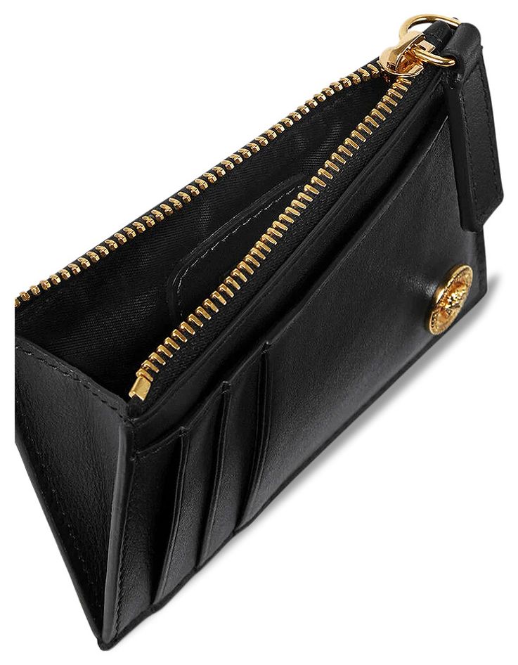 Versace Medusa Card Holder Black