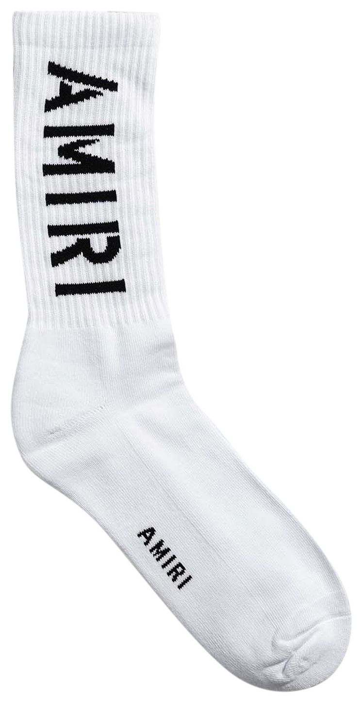 Amiri Stencil Socks WhiteBlack