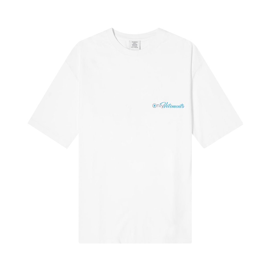 Buy Vetements Only Vetements T-Shirt 'White' - UA53TR160W WHIT | GOAT