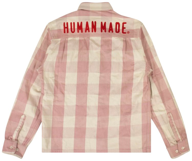 Human Made Hmmd Check Shirt Pink