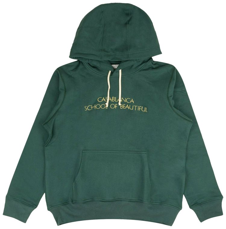Casablanca School Of Beautiful Hoodie Dark Green