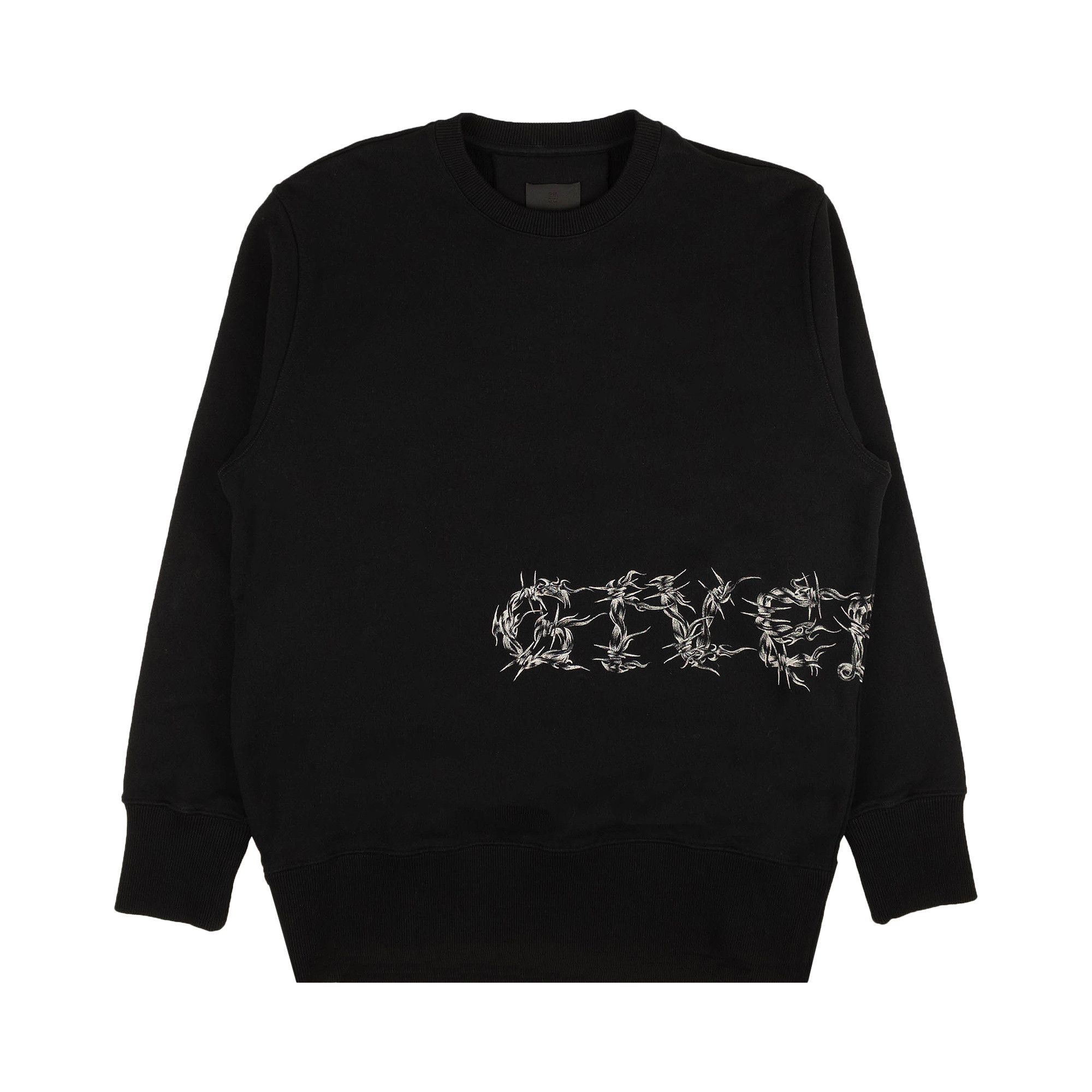 Achetez des Givenchy C S Back Loop Heavy Felpa Classic Fit Sweatshirt Black BMJ0DK3Y6V 001 GOAT FR