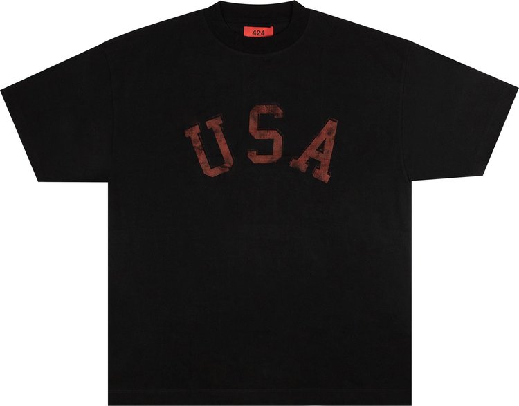 424 USA Short-Sleeve T-Shirt 'Black'
