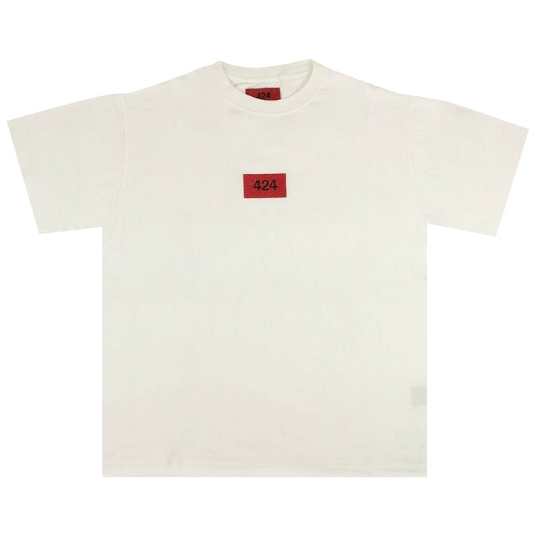 424 Short-Sleeve Logo Patch T-Shirt 'White'