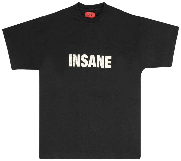 424 Short Sleeve Insane T Shirt Black
