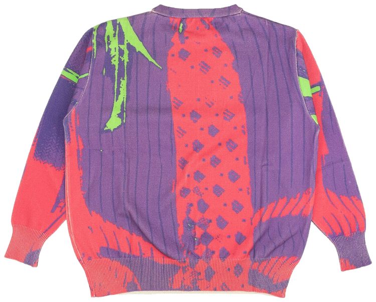 424 Business Print Crewneck PurplePink