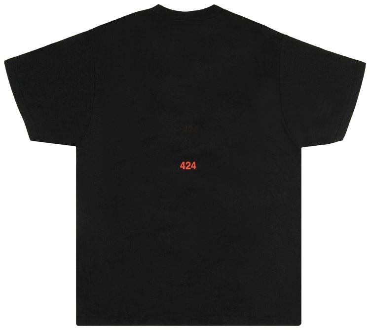 424 Short Sleeve New Love T Shirt Black