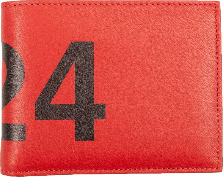 424 Leather Logo Wallet 'Red'