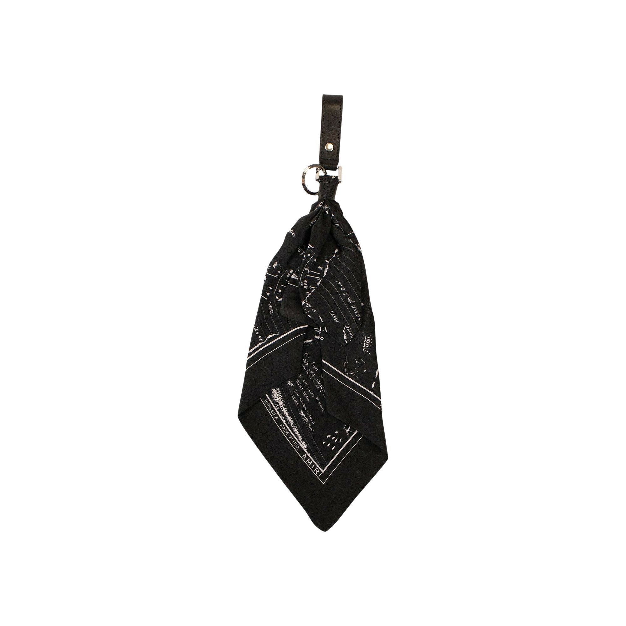 【定価4.4万】AMIRI BANDANA KEYCHAIN アミリ amiri-black-Black-And-White-